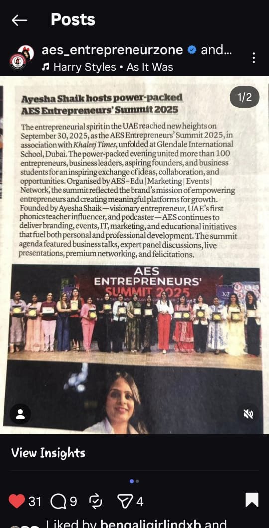 Golden Achievement Summit Memory